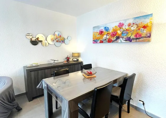 4pa109 F2 Résidence Avec Piscine Parking Et Cours De Tennis * Collioure